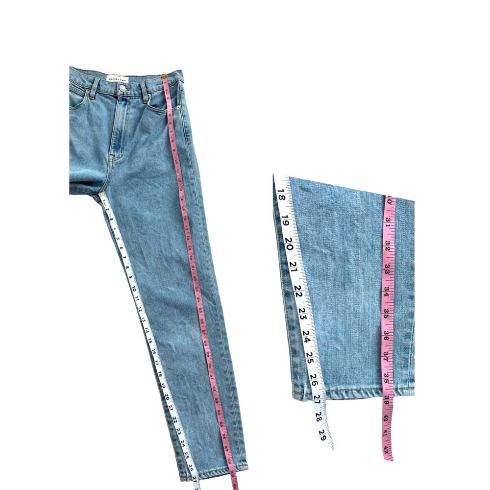 SLVRLAKE BEATNIK ANKLE JEANS HIGH RISE WOMEN SIZE 28 - Picture 14 of 16